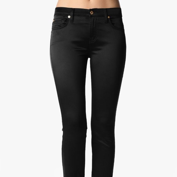 7 For All Mankind skinny satin jeans size 24 - Picture 14 of 17